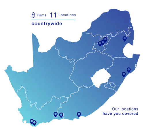 PKF Office Locations within South Africa